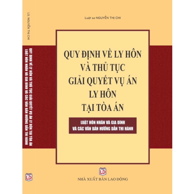 Sách - Quy định về ly hôn và thủ tục giải quyết vụ án ly hôn tại tòa án, luật Hôn nhân và gia đình