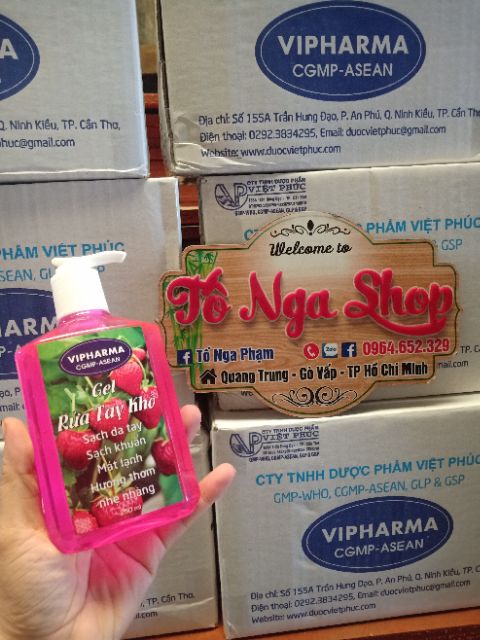 RỬA TAY khô cty dược vipharma sẵn hàng