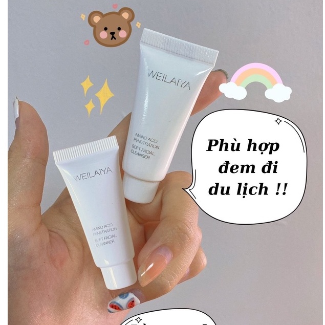 Gội Xả Nấm - Tắm Hoa Hồng Weilaiya (Test mini)