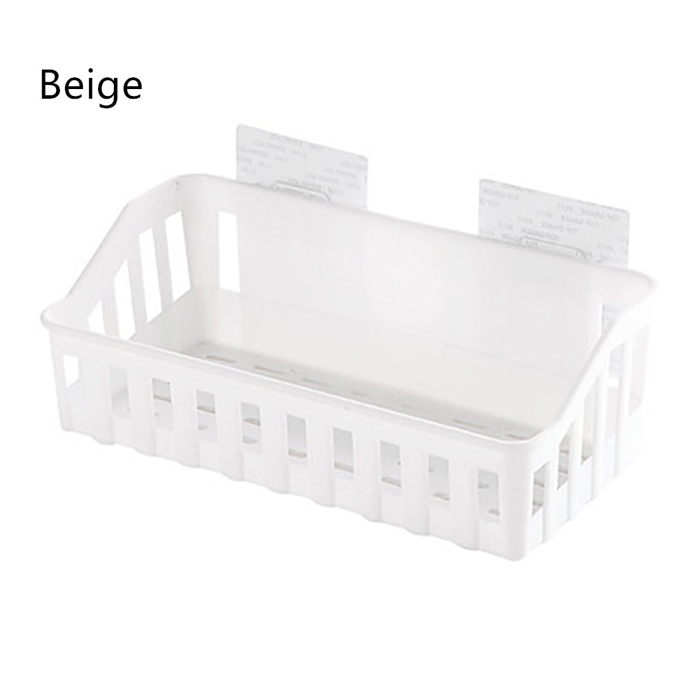 Giá để đồ treo tường nhà tắm làm bằng nhựa PP kích thước 26.5cm x 12cm x 13cm tiện dụng | BigBuy360 - bigbuy360.vn
