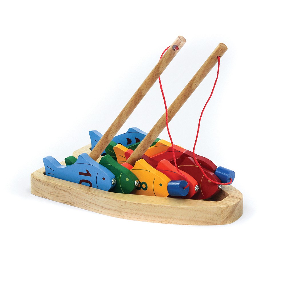 Đồ chơi gỗ Winwintoys - Câu 10 cá số 60362