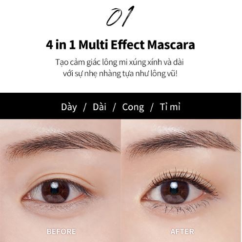 Mascara SISTERANN chống nước thông minh sisterann 0.5g (2 màu) | BigBuy360 - bigbuy360.vn