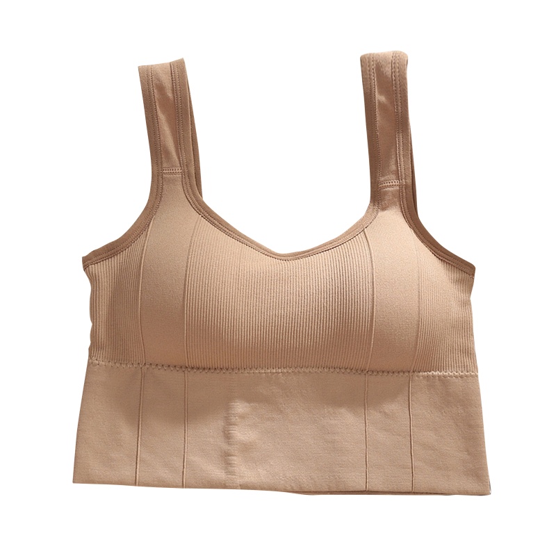 Áo Ngực Thể Thao Không Đường May Thoáng Khí Chống Mồ Hôi Hở Lưng Dành Cho Nữ