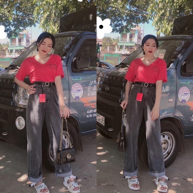 QUẦN BÒ CULLOTESS JEANS MÀU KHÓI