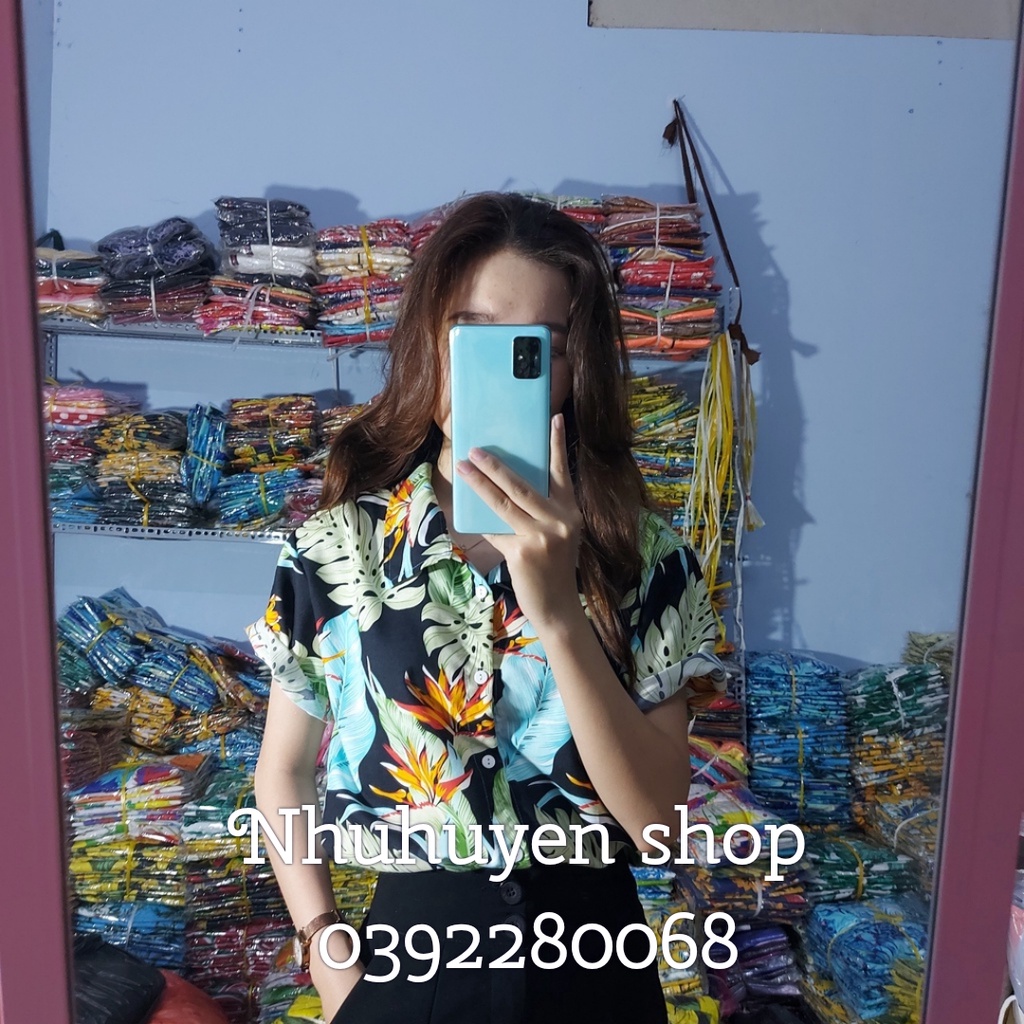 (Tổng kho HCM - Nhuhuyen shop) - set bộ mẫu hoa thiên điểu đủ size cho gia đình, team đến 120kg, chất kate thái 1