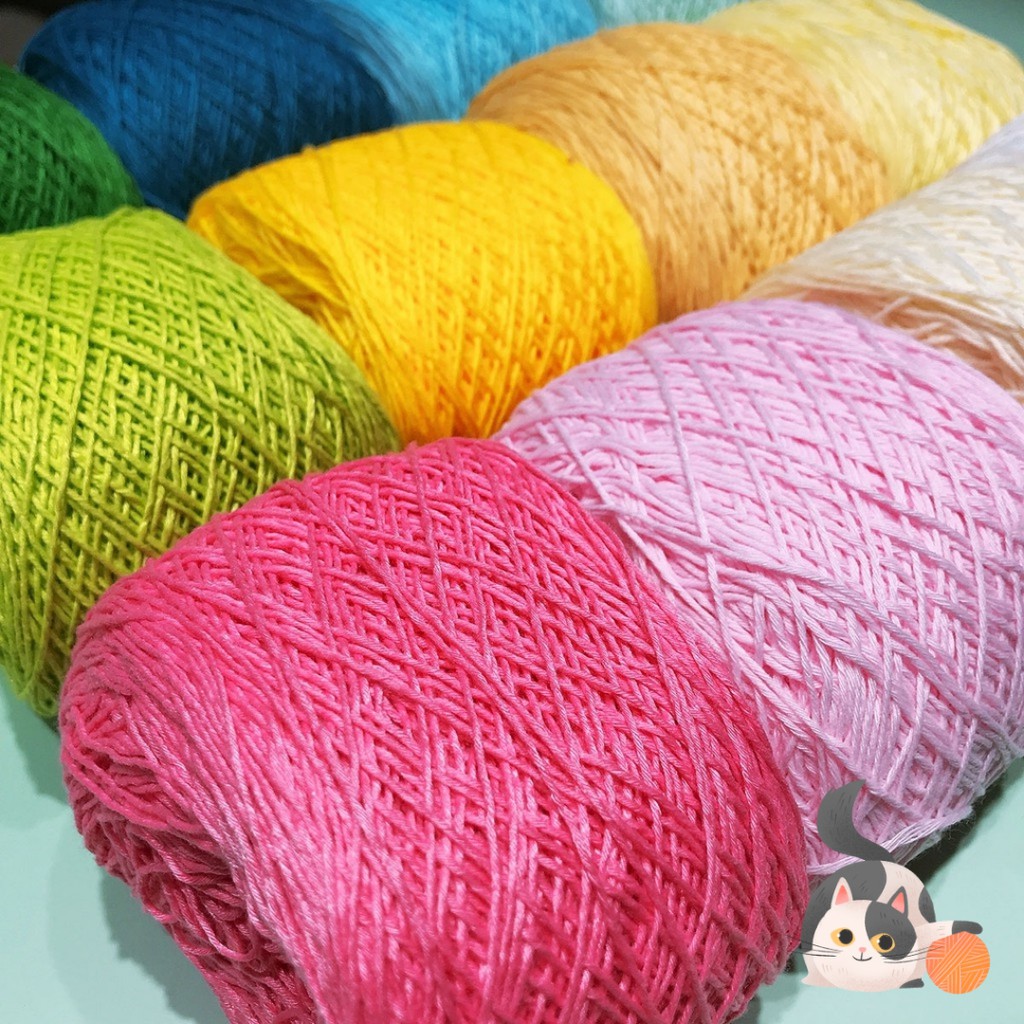 Sợi Cotton Việt Nam 1mm (Mã 01 đến 50) (Cuộn 100gram)