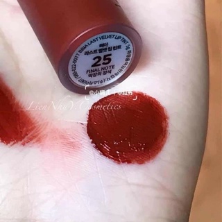 SON KEM SIÊU LÌ BIBIA Last Velvet Tint
