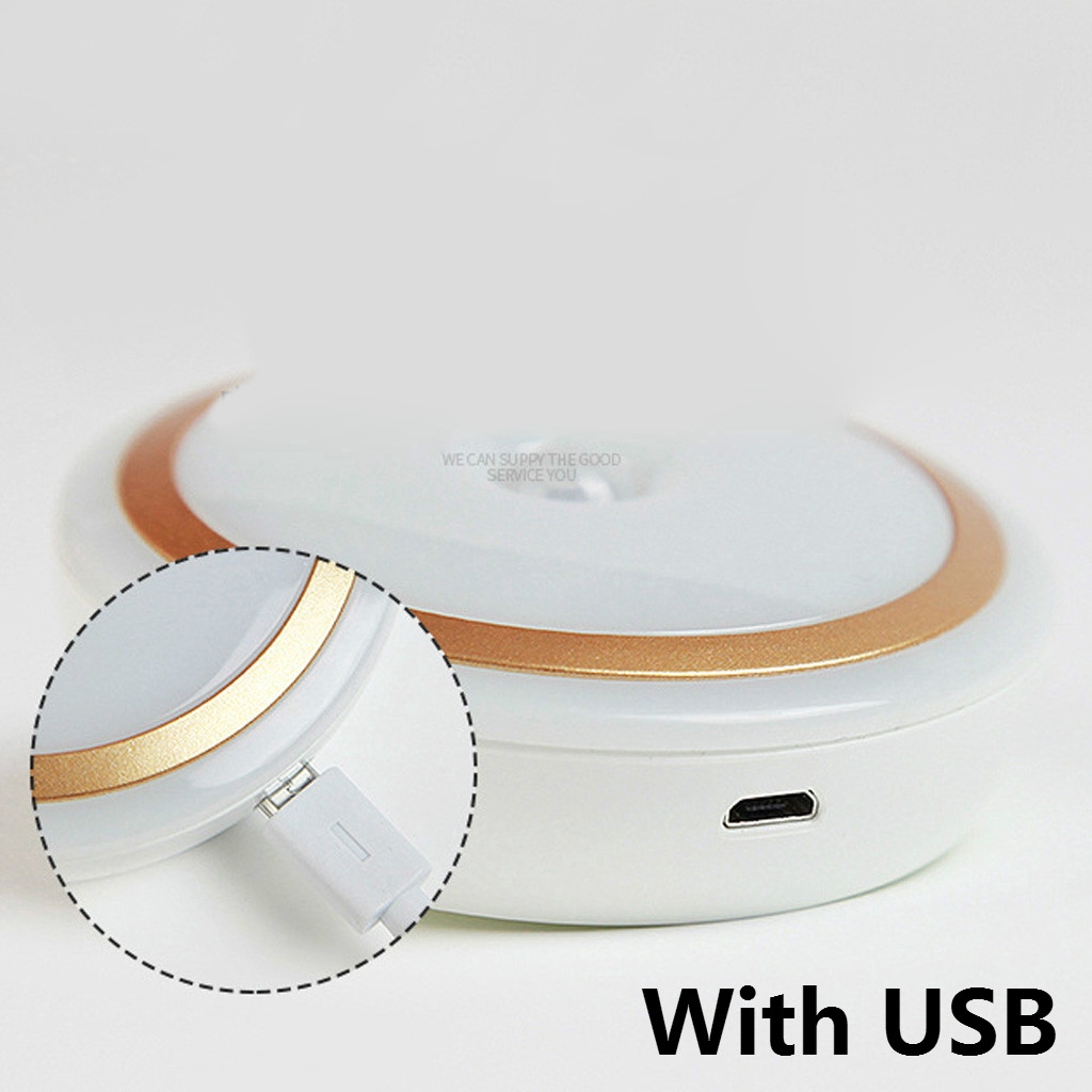 Rechargeable Smart Cabinet Light, Hallway Emergency Night light, Wireless Remote Control Lamp with USB
