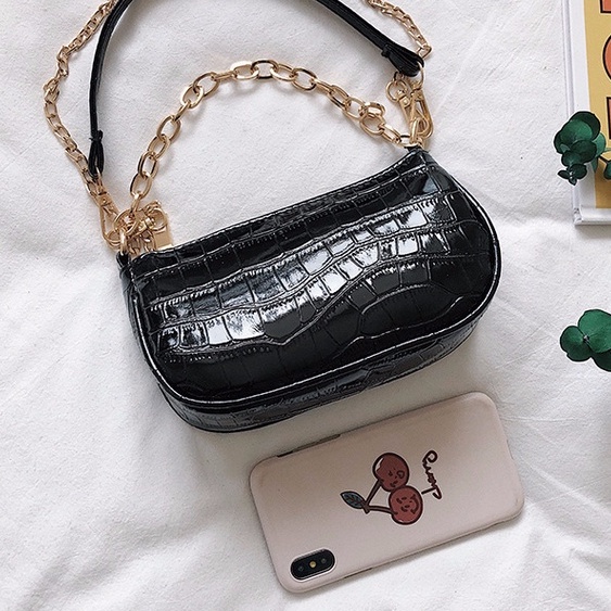 Túi xách kẹp nách nữ mini đeo chéo đeo vai đi chơi hot trend hàn quốc