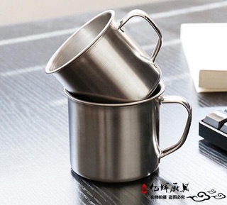 Cốc inox có nắp dậy size 8cm