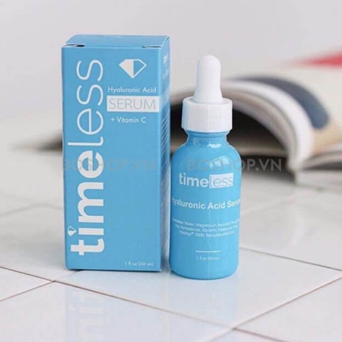 Tinh Chất Cấp Nước, Sáng Da Timeless Hyaluronic Acid + Vitamin C Serum 30ml