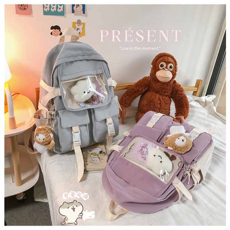 Balo đi học ulzzang nam nữ thời trang hàn quốc