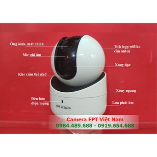Chính Hãng Camera IP Wifi Hikvision DS-2CV2Q21EFD-IW Xoay 4 chiều 2.0MP Bảo Hành 24 Tháng
