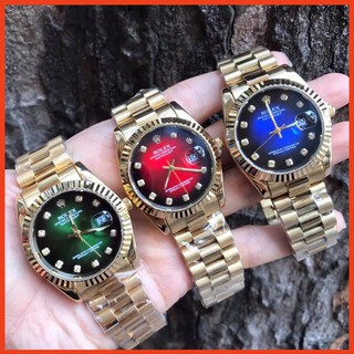 [FREE SHIP] (Cực chất) Đồng Nam Rolex156 dây đặc nguyên khối, mạ không rỉ, dây full vàng