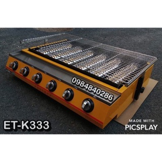 Bếp nướng bbq 6 họng et-k333
