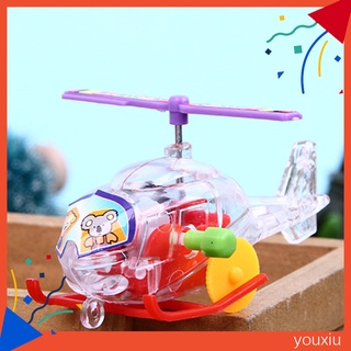 Máy Bay Đồ Chơi Mini Trong Suốt Lên Dây Cót Cho Bé