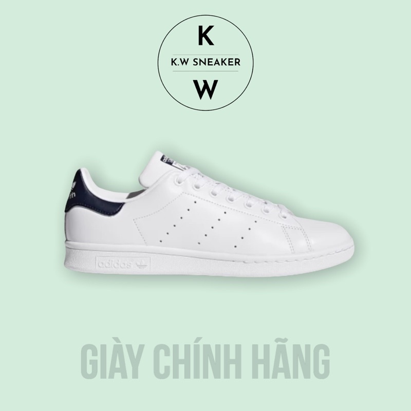 (Giày AUTH) Giày Adidas Stan Smith Navy chính hãng xách tay