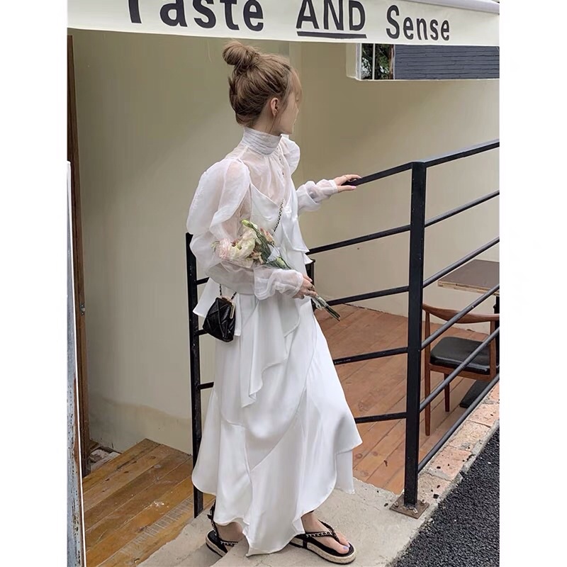 Set đầm tiểu thư vintage