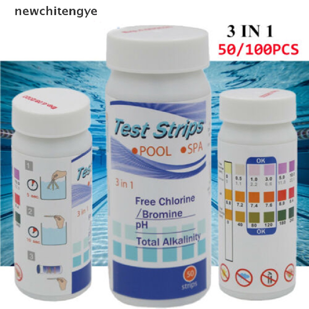 Set 50 Giấy Kiểm Tra Độ PH Nước Nóng / Bể bơi Tiện Dụng