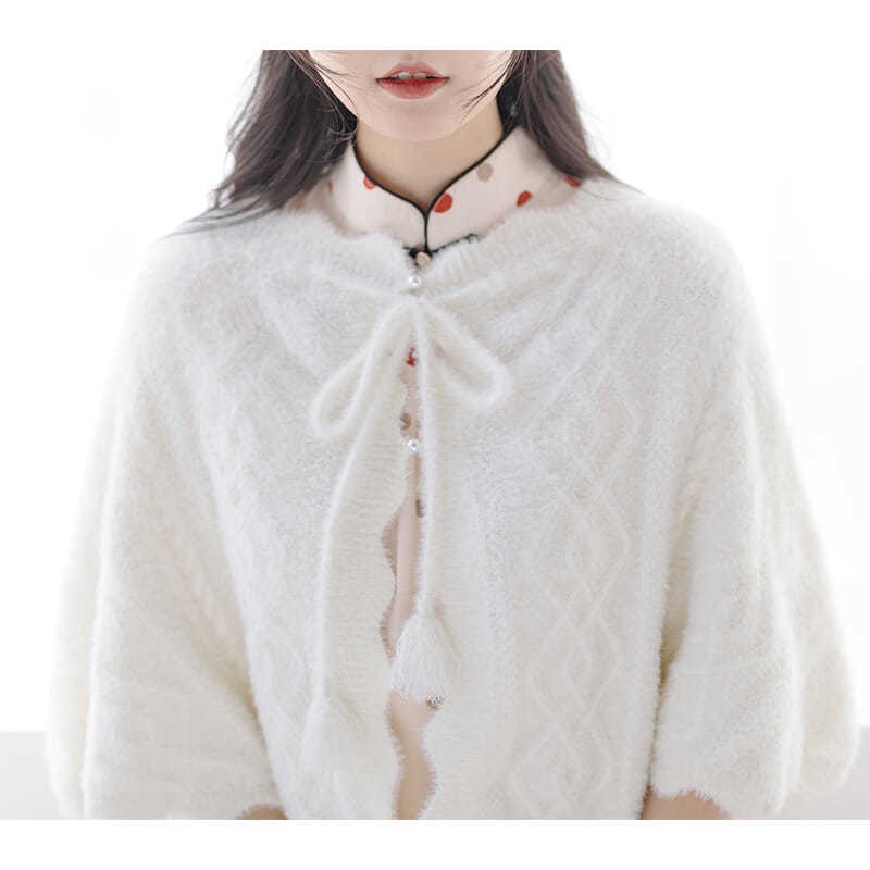 Áo khoác cardigan dệt kim dáng ngắn nhỏ màu trơn và tươi mới phong cách cổ điển cho nữ
 | BigBuy360 - bigbuy360.vn