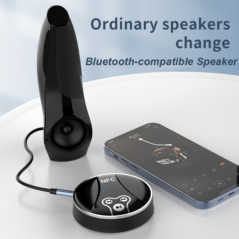 Thiết bị truyền nhận âm thanh NFC Bluetooth 5.0 cho loa/ tai nghe