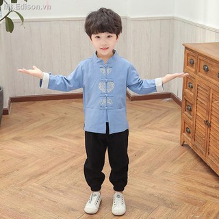 Set trang phục phong cách Trung Hoa retro cho bé