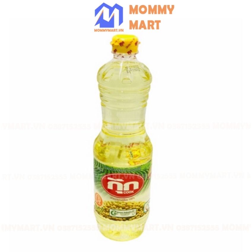 Dầu ăn đậu nành Thái Lan 1000ml không Colesterol an toàn cho cả gia đình Mommymart