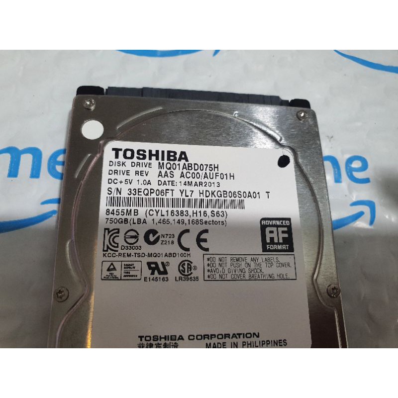 Ổ cứng HDD 750G 2.5" dành cho laptop, zin theo máy | BigBuy360 - bigbuy360.vn