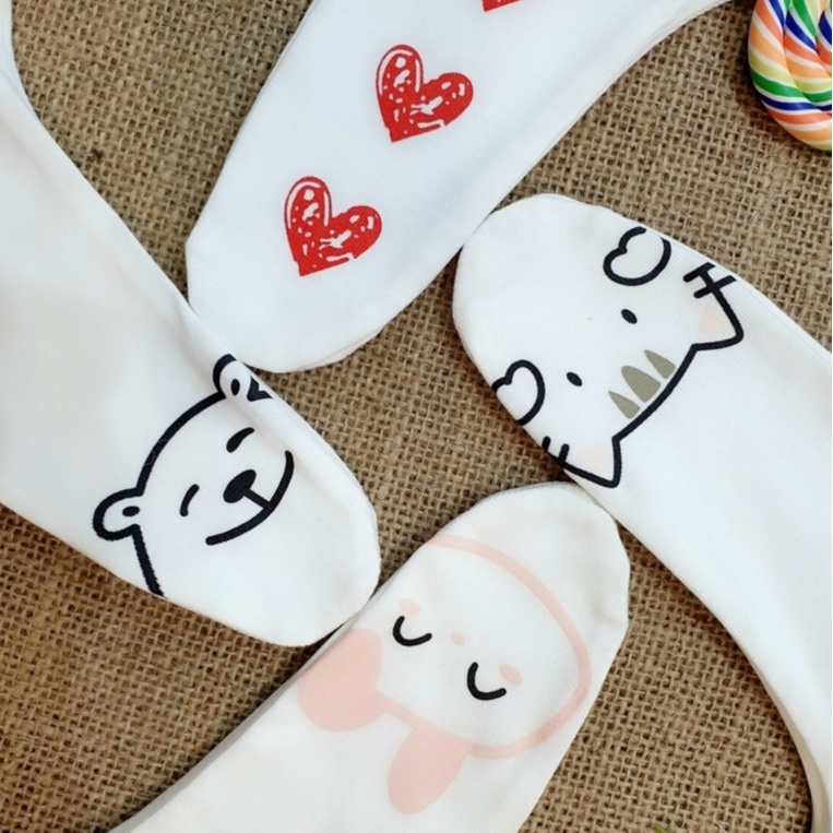 Quần tất trắng đính nơ hoặc trơn cho bé gái 0 - 12 tháng tuổi MINTSCLOSET Mint's Closet - QR8610 - QR8614 - Q167