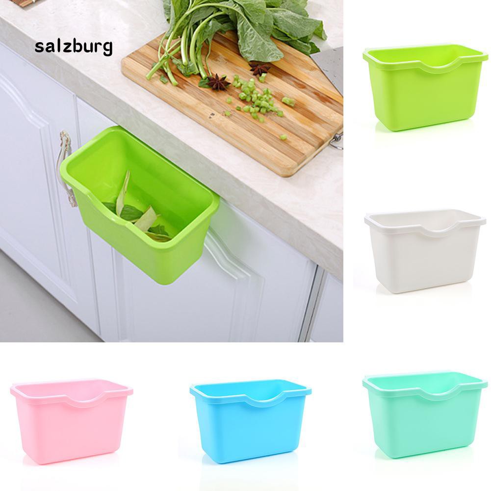 Thùng rác treo cửa tủ bằng nhựa kích thước 21cm x 13.5cm x 12.5cm tiện dụng cho nhà bếp