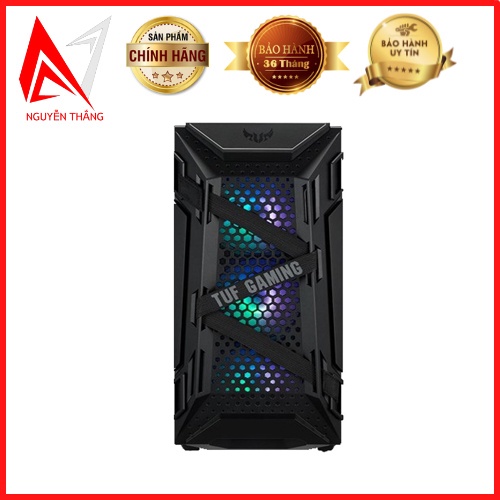 Vỏ case ASUS TUF Gaming GT301 tặng 4 Fan (Mid Tower/ Màu Đen/ Led ARGB) chính hãng