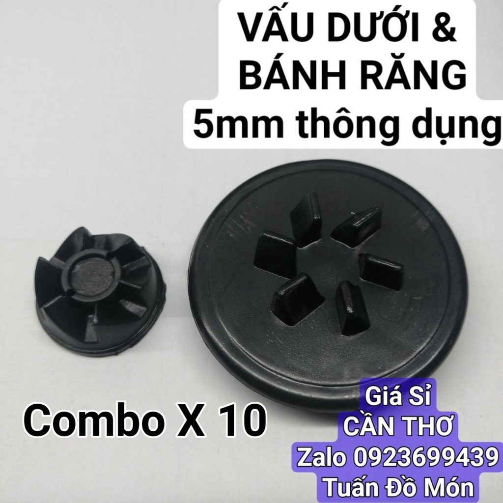 Combo X 10 Bộ nhông - Vấu truyền động - Bánh răng máy xay sinh tố phụ tùng linh kiện chính hãng