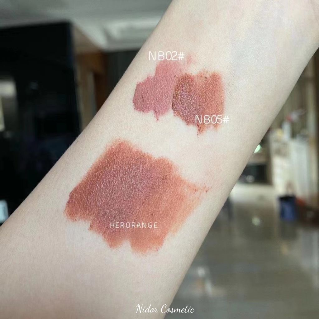 Son Kem Hạt Dẻ HERORANGE Bùn Nhung Matte Lip Glaze - Nội Địa Trung