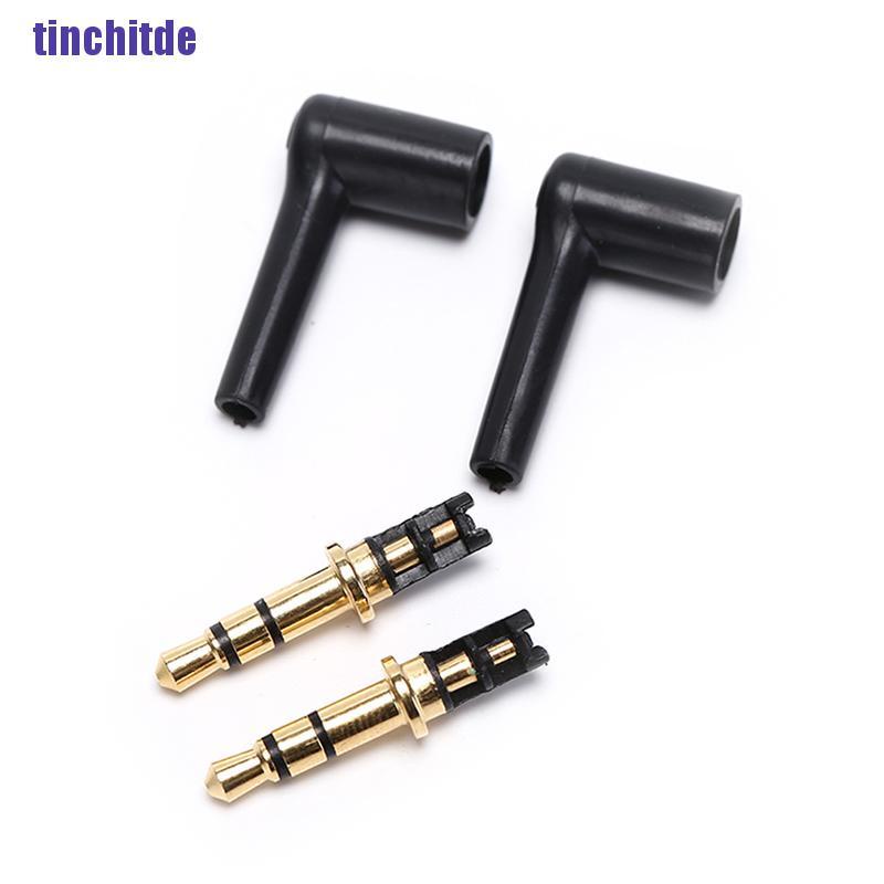 Set 2 Đầu Nối Chuyển Đổi Tai Nghe 3.5mm 90 Độ Chuyên Dụng