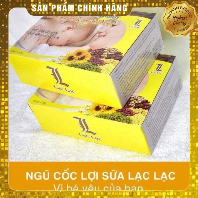 2 hộp ngũ cốc lợi sữa cao cấp lạc lạc