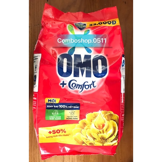Bột giặt Omo 2,9kg, omo comfort 2,6kg
