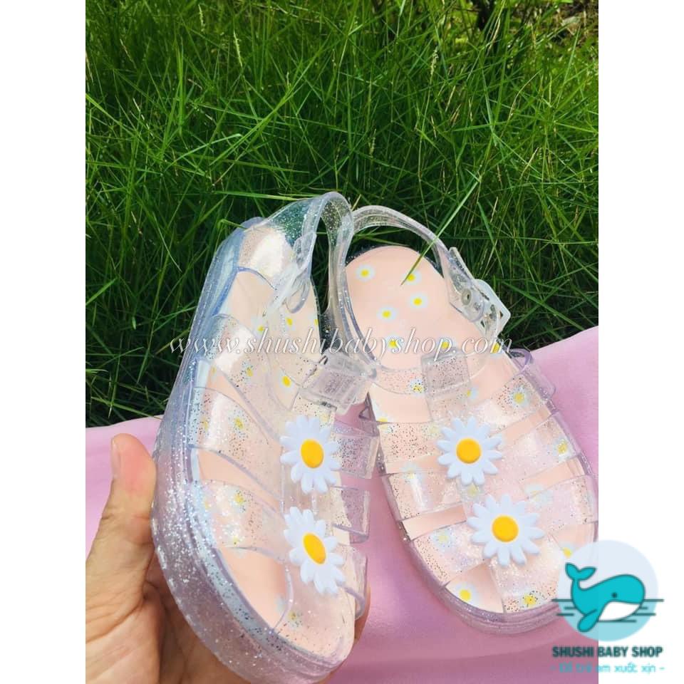 [Có sẵn] [FreeShip] [Ảnh thật] [Giá hủy diệt] Giày Sandal Nhựa Hoa Cúc Siêu Xinh