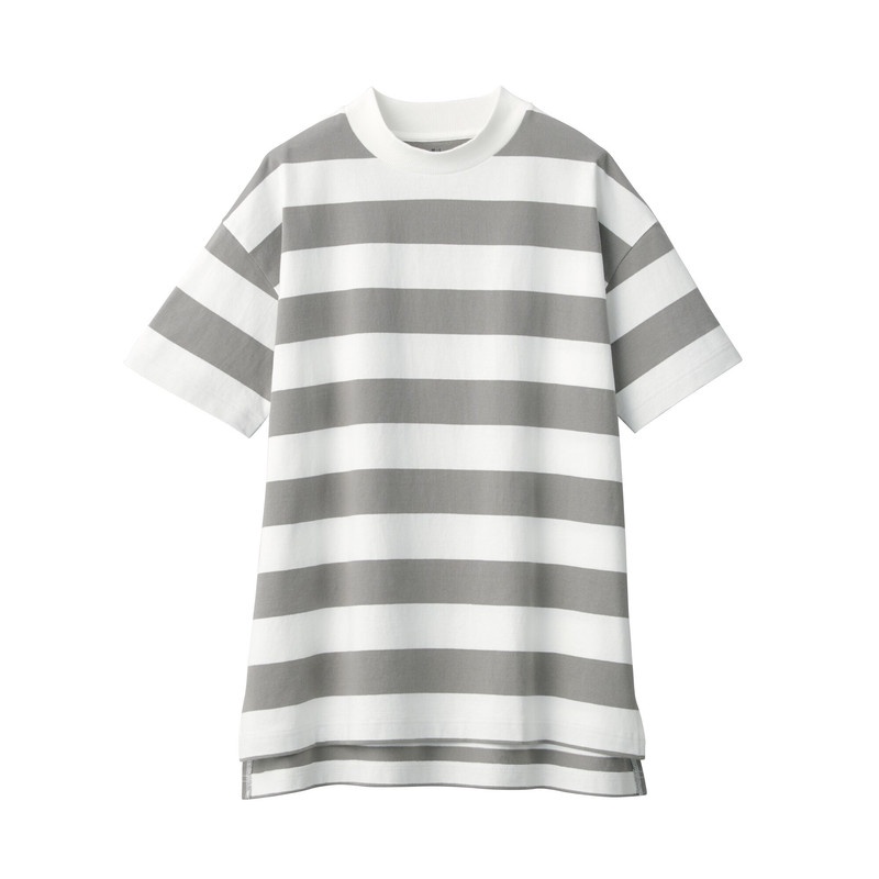 Muji Áo Tunic Jersey Sợi Dày