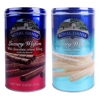 [ Xả Hàng ] Bánh Quế Royal Dansk 350g / Bánh Quế Nhân Socola / Ốc Quế