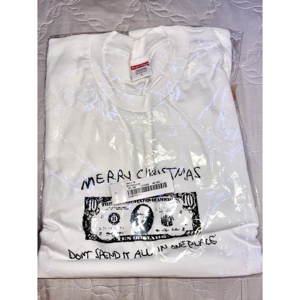 Supreme Spend It Tee “White” FW21