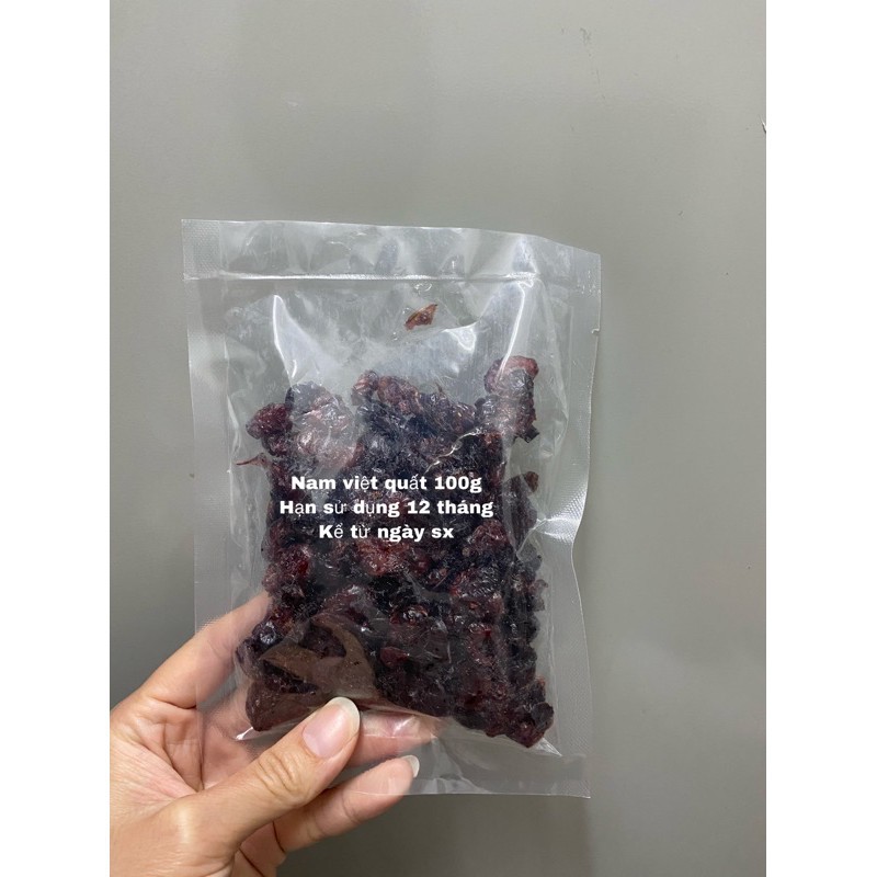 hàng loại 1 Nam việt quất Crabery 100g (loại ít đường)