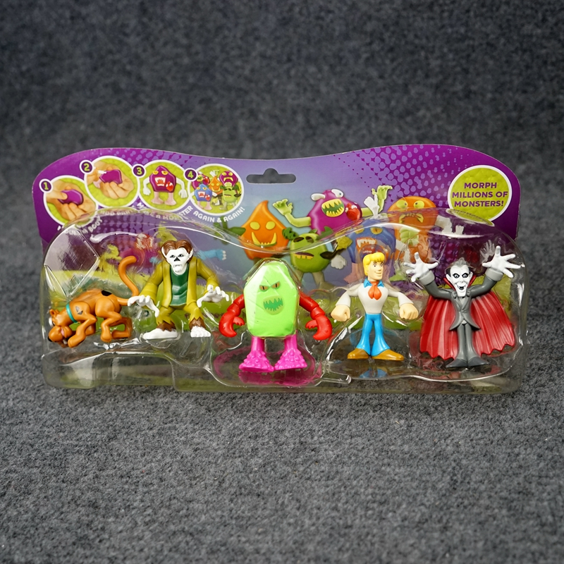 5Pcs Scooby-Doo Action Figure Toy Scooby Dolls Collectible Model Ornaments Decoration Gift