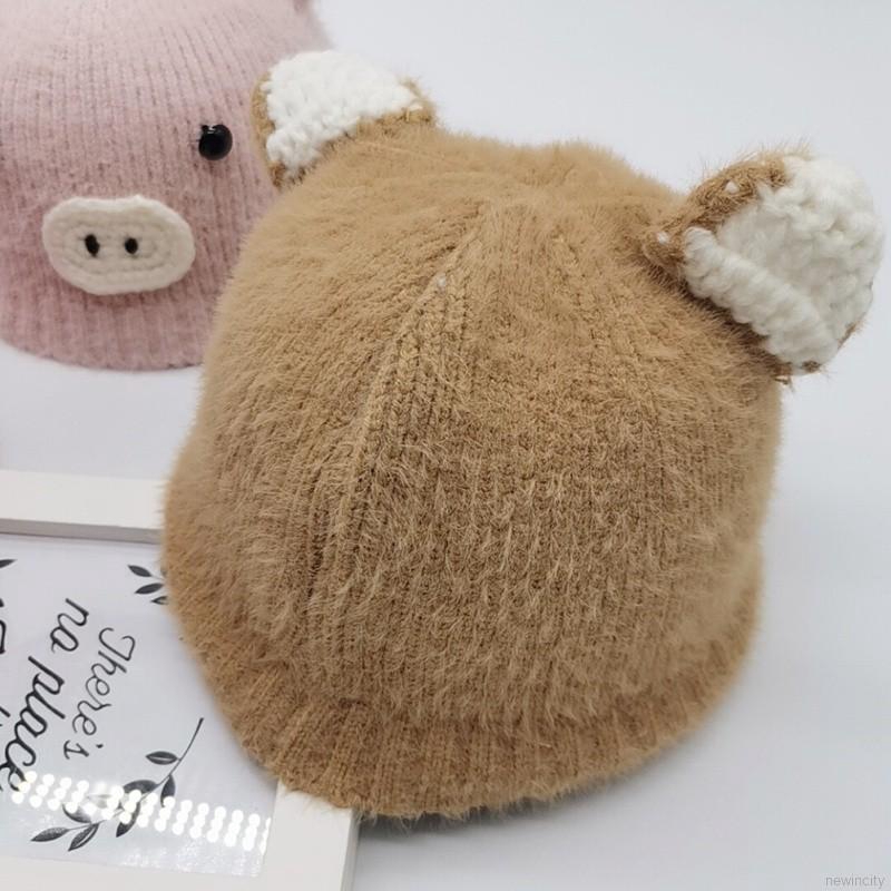 Mũ len ấm áp thiết kế xinh xắn cho bé