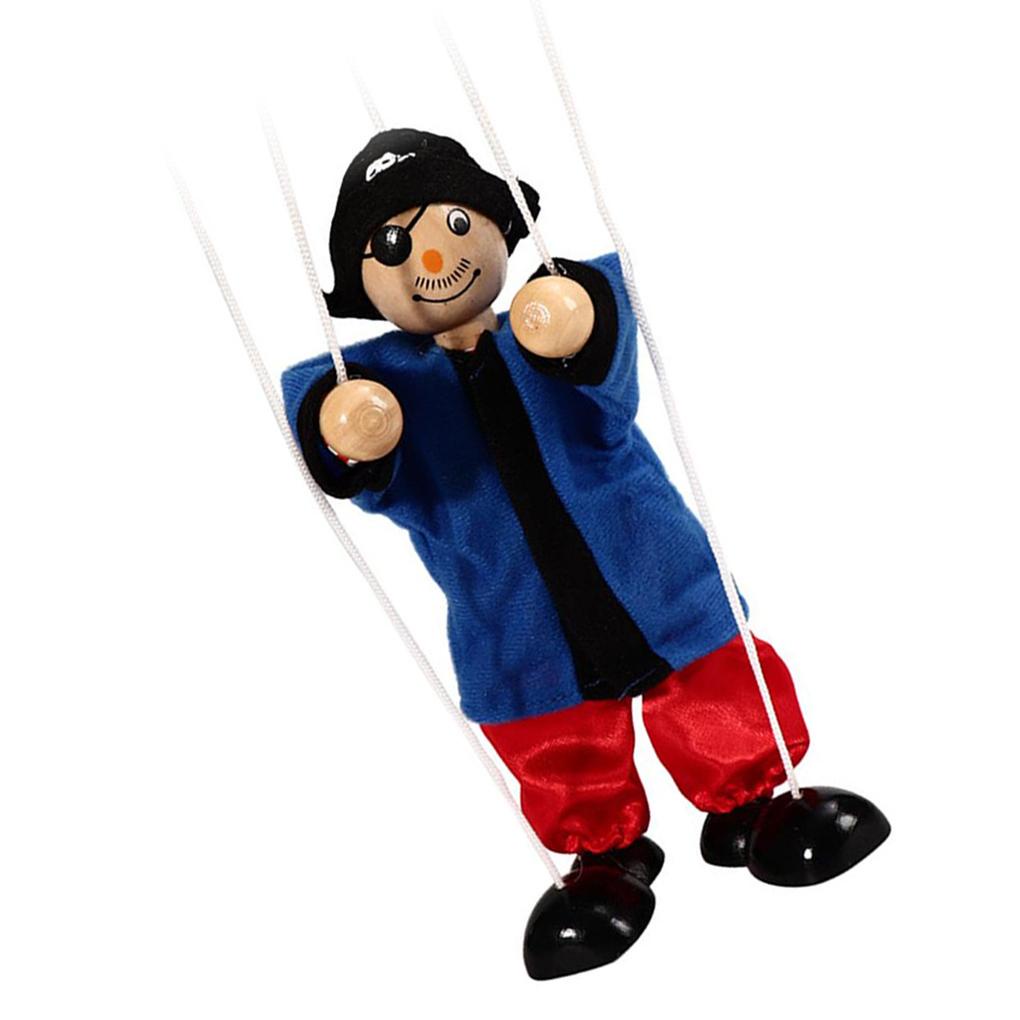 Đồ Chơi Con Rối Gỗ Hình Mario Màu Sắc Ngẫu Nhiên Cho Trẻ Em