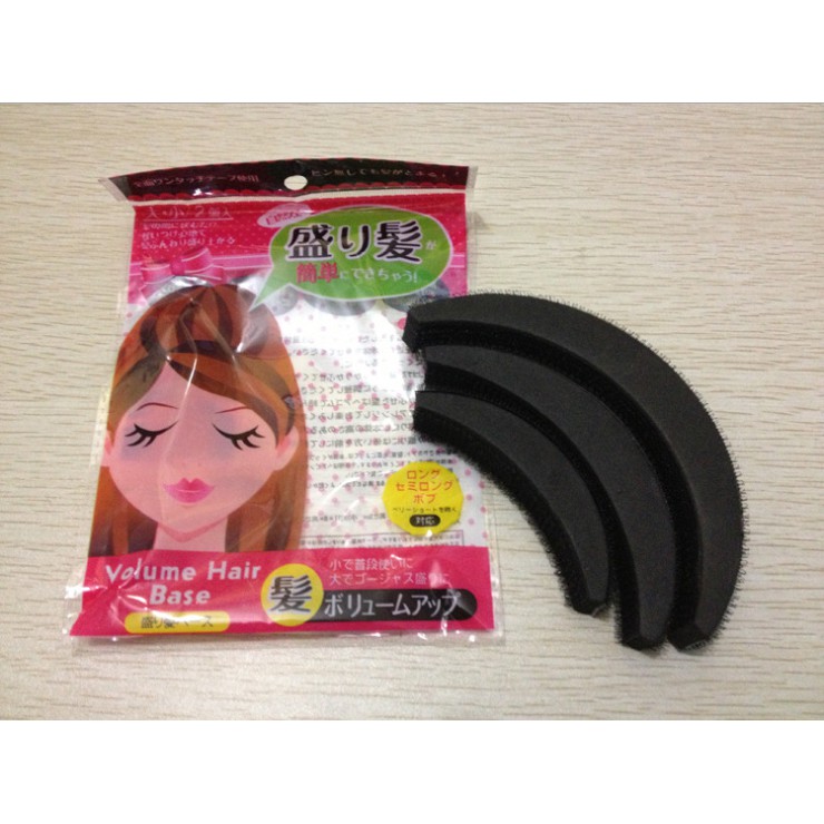 Sét 3 Kẹp Phồng Mái , Đệm Phồng Tóc Giá Rẻ