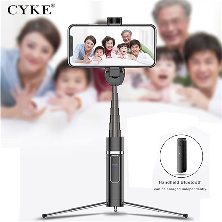 Gậy tự sướng Selfie CYKE bluetooth kiêm chân đế điện thoại chiều dài 90cm