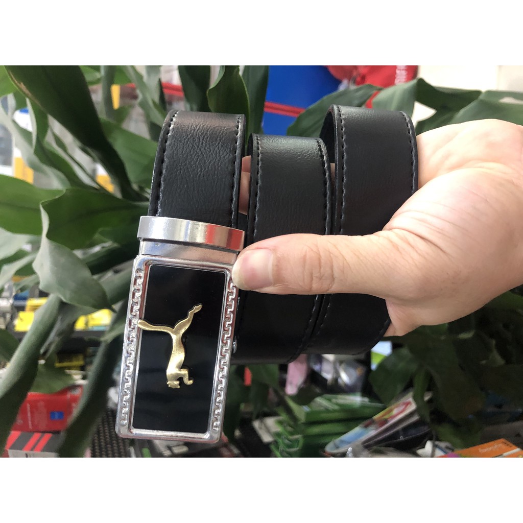Dây nịt Puma  trạm hổ báo vồ ,Thắt lưng da hàng hiệu