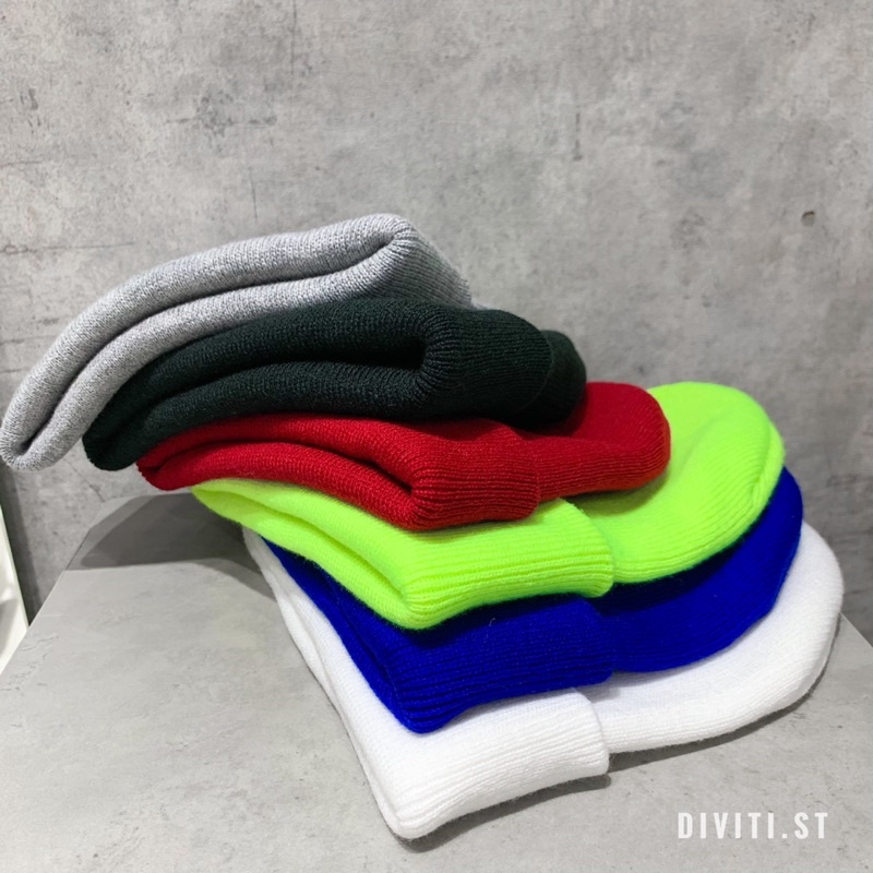 Mũ len dệt kim trơn màu ( bán sỉ) unisex thời trang mùa đông