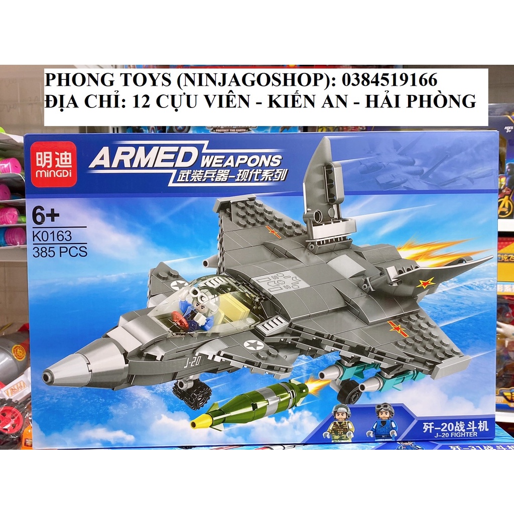 [Giá hủy diệt] Lắp ráp xếp hình Lego City 0162 0163 0165 : Phi thuyền chiến cơ quân đội ARMY