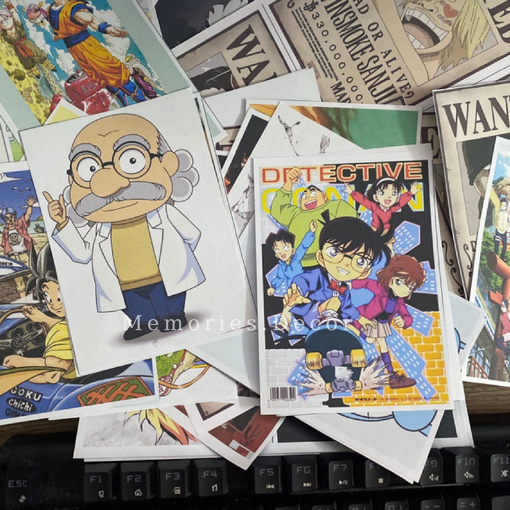 In Manga Wall Dán tường FULL Màu Theo Yêu Cầu, Manga Dán Tường Có KEO DÁN SẴN, kích thước A6